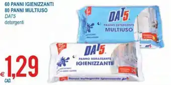 MD Discount Dat5 60 Panna Igienizzante 80 Panni Multiuso offerta