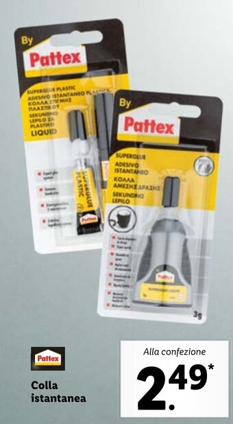 Lidl Pattex Colla Istantanea offerta