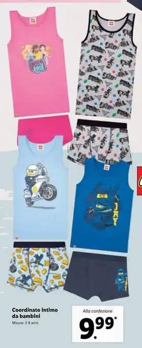 Lidl Coordinato intimo da bambini 2-8 anni offerta