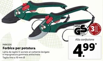 Lidl Parkside Forbice per potatura offerta