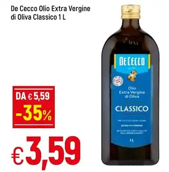 Famila De Cecco Olio Extra Vergine di Oliva Classico 1 L offerta