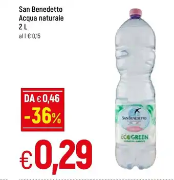 Famila San Benedetto Acqua Naturale 2 L offerta