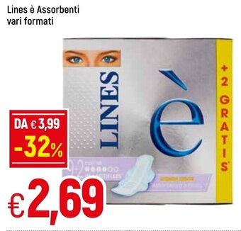 Famila Lines è Assorbenti Vari Formati offerta