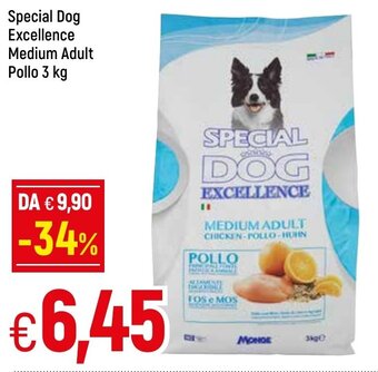 Famila Special Dog Excellence Medium Adult Pollo 3 kg offerta