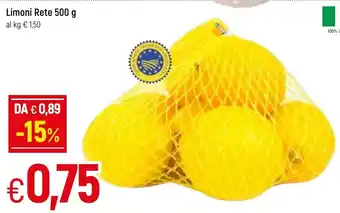 Famila Limoni Rete 500 g offerta
