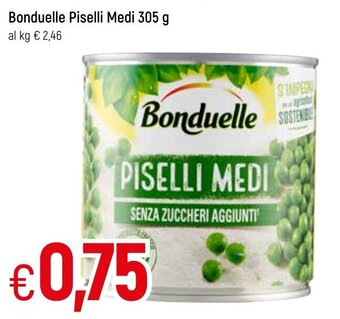 Famila Bonduelle Piselli Medi 305 g offerta