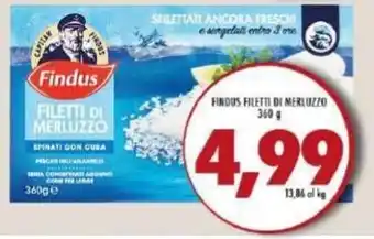MA Supermercati Findus Filetti di Merluzzo 360 g offerta