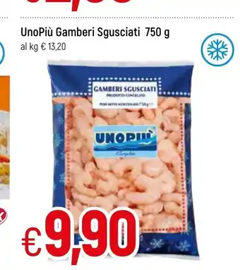 Famila UnoPiù Gamberi Sgusciati 750g offerta