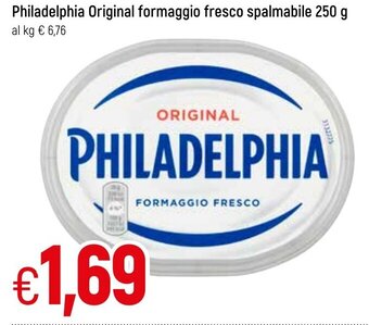 Famila Philadelphia Original Formaggio Fresco Spalmabile 250 g offerta