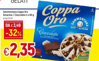 Famila Sammontana Coppa Oro Amarena/Cioccolato 4x 90g offerta