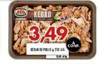 MA Supermercati Aia Kebab di Pollo 350 g offerta