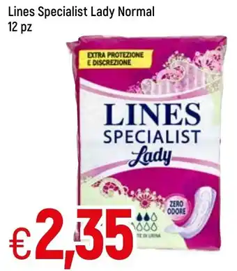 Famila Lines Specialist Lady Normal 12pz offerta