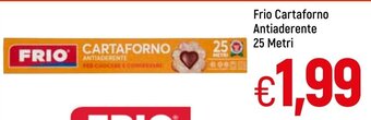 Famila Frio Cartaforno Antiaderente 25 metri offerta