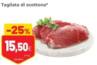 Coop Tagliata di scottona offerta