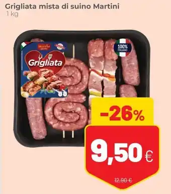 Coop Martini Grigliata mista di suino 1kg offerta