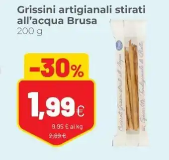 Coop Brusa Grissini artigianali stirati all'acqua 200 g offerta