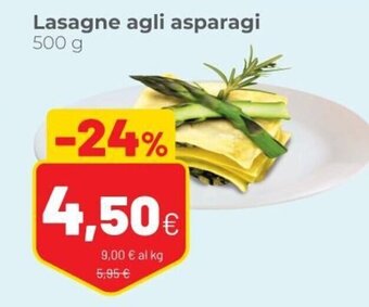 Coop Lasagne agli asparagi 500 g offerta