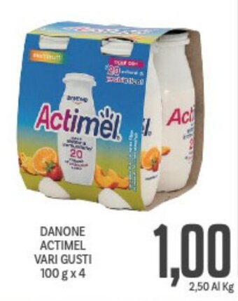 Supermercati Piccolo Danone Actimel vari gusti 100 g x 4 offerta