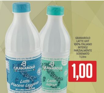 Supermercati Piccolo Granarolo Latte UHT 100% Italiano Intero/Parzialmente Scremato 1 Litro offerta