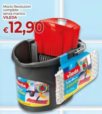 Supermercati Nonna Isa Vileda Mocio Revolution completo senza manico offerta