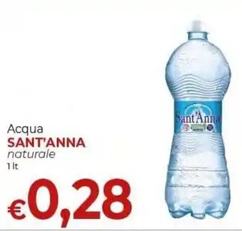 Supermercati Nonna Isa Sant'Anna Acqua Naturale 1 lt. offerta