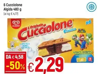 Galassia 6 Cuccciolone Algida 480 g offerta