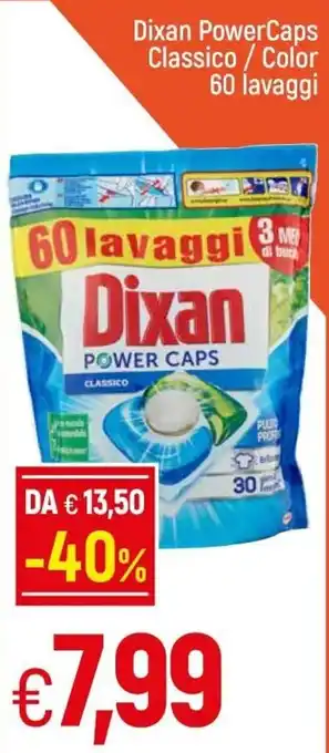 Galassia Dixan PowerCaps Classico / Color 60 Lavaggi offerta