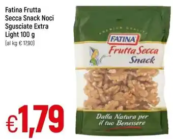 Galassia Fatina Frutta Secca Snack Noci Sgusciate Extra Light 100g offerta