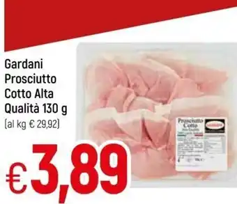 Galassia Gardani Prosciutto Cotto Alta Qualità 130g offerta