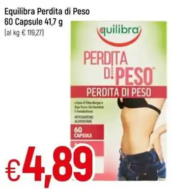 Galassia Equilibra Perdita di Peso 60 Capsule 41,7 g offerta