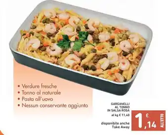 Spazio Conad Garganelli Al Tonno In Salsa Rosa offerta