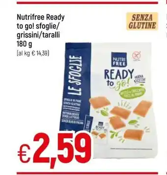 Galassia Nutrifree Ready to go! sfoglia/grissini/taralli 180g offerta