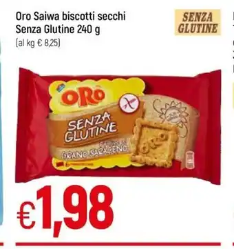 Galassia Oro Saiwa biscotti secchi Senza Glutine 240 g offerta