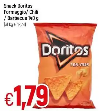 Galassia Snack Doritos Formaggio / Chili / Barbecue 140 g offerta
