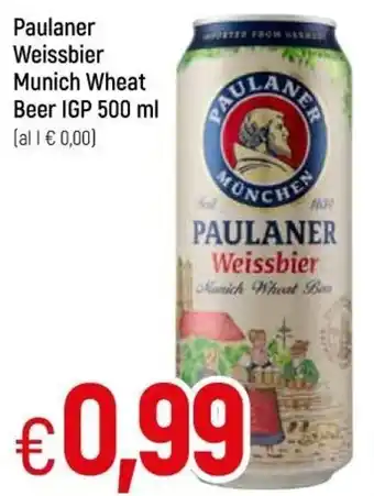 Galassia Paulaner Weissbier Munich Wheat Beer IGP 500 ml offerta
