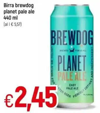 Galassia Birra Brewdog Planet Pale Ale 440 ml offerta