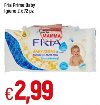 Galassia Fria Prime Baby Igiene 2 x 72 pz offerta