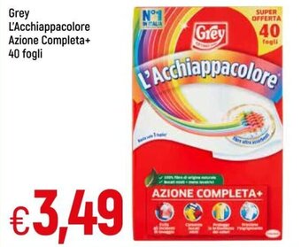 Galassia Grey L'Acchiappacolore Azione Completa+ 40 Fogli offerta