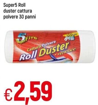 Galassia Super5 Roll Duster Cattura Polvere 30 Panni offerta