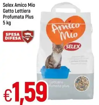 Galassia Selex Amico Mio Gatto Lettiera Profumata Plus 5 kg offerta