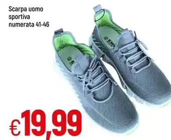 Galassia Scarpa Uomo Sportiva Numerata 41 - 46 offerta