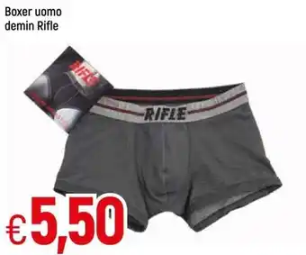 Galassia Boxer Uomo Demin Rifle offerta