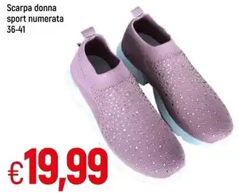 Scarpa Donna Sport Numerata 36 - 41