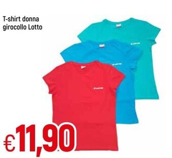 T-Shirt Donna Girocollo Lotto