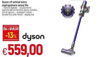 Galassia Dyson V11 Animal Extra Aspirapolvere Senza Filo offerta