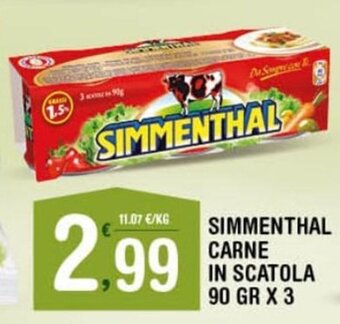 Simmenthal Carne In Scatola 90 gr x 3