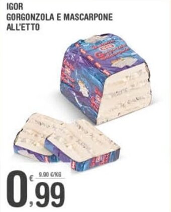 Super Carni Igor Gorgonzola E Mascarpone All'Etto offerta