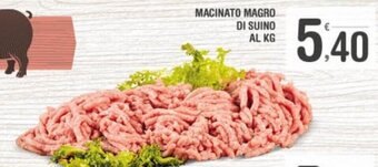 Super Carni Macinato Magro Di Suino offerta