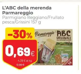 Coop L'ABC della merenda Parmareggio 157g offerta