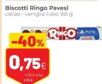 Coop Biscotti Ringo Pavesi 165g offerta